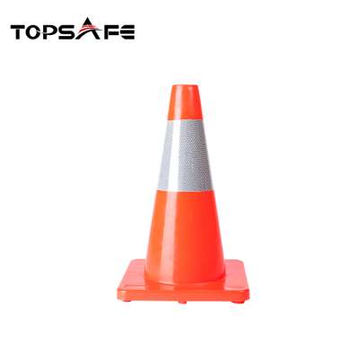 cheap Orange flowing base pvc plastic  road traffic safety cones