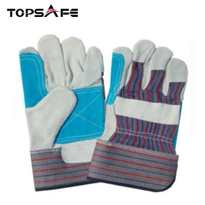 High quality multi-functional leather working men split winter welding work gloves