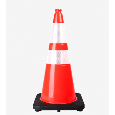 S-1283 28''/70cm MUTCD America Red Road Soft Pvc traffic Cone foldable traffic cone