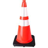 S-1284 28''/70cm red reflective soft pvc traffic road construction cone